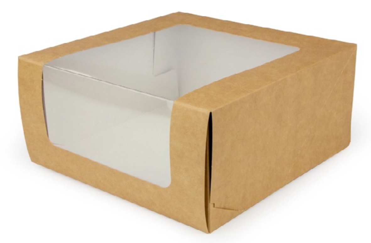 Упаковка 18х18х7см Чизкейк крафт